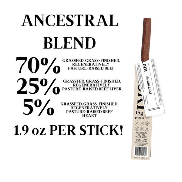 BERSKI Salted Ancestral Beef Stick - BUNDLE