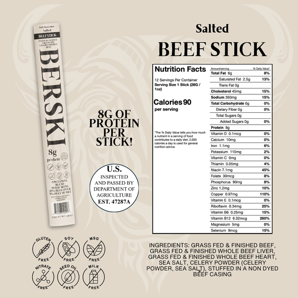 ULTIMATE BERSKI ANCESTRAL BEEF STICK BUNDLE