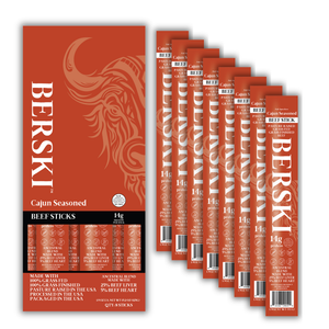 BERSKI Beef Sticks - Cajun Seasoned