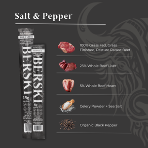 BERSKI Beef Sticks - Salt and Pepper