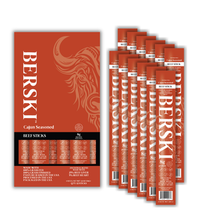 BERSKI Beef Sticks - Cajun Seasoned