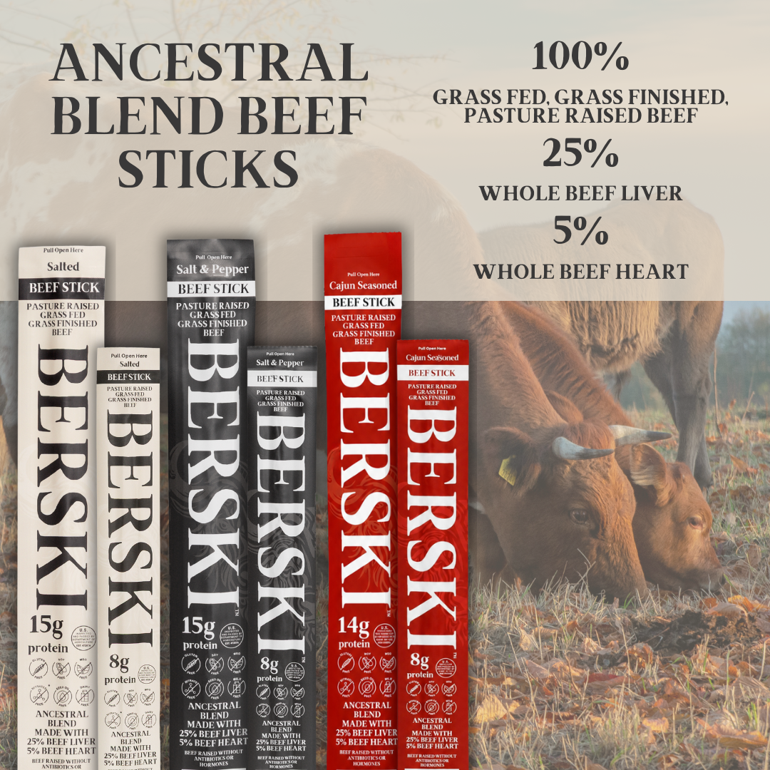 BERSKI Beef Sticks - Salt and Pepper
